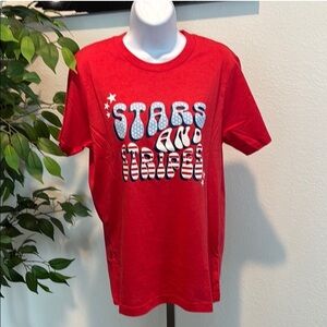 Celebrate It Red Short Sleeve Tee